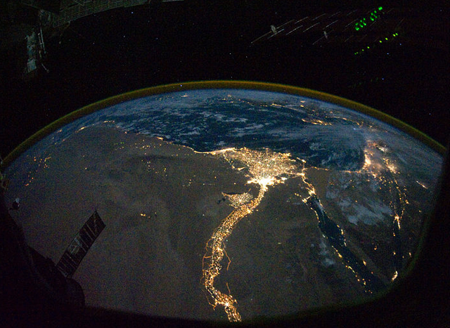 Earth image of Nile
